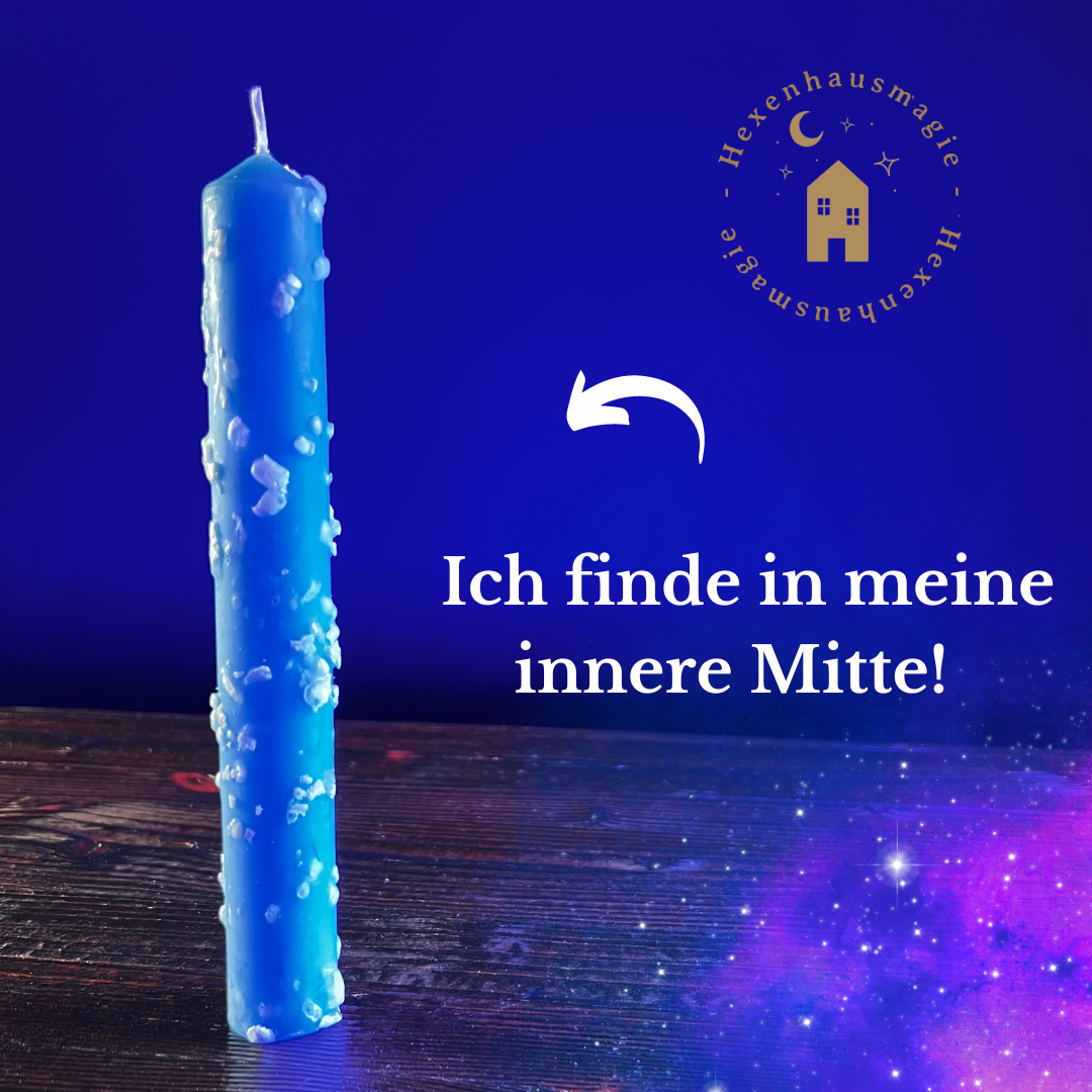 Zur Erneuerung deiner körperlichen Energie – diese Kerze bringt dich in deine Mitte!