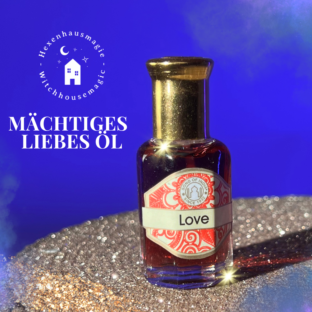 Anziehendes Liebesöl für magische Rituale