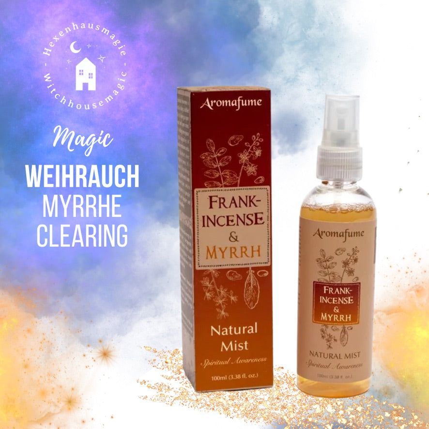 Weihrauch + Myrrhe Spray befreit dich von negativer und stagnierender Energie