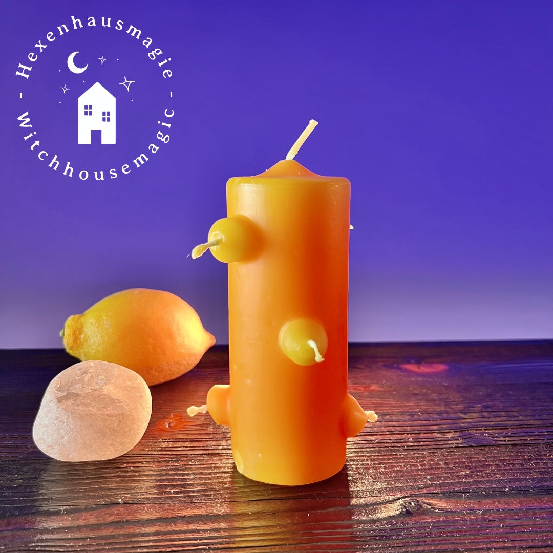 Siebenfache Glückskerze