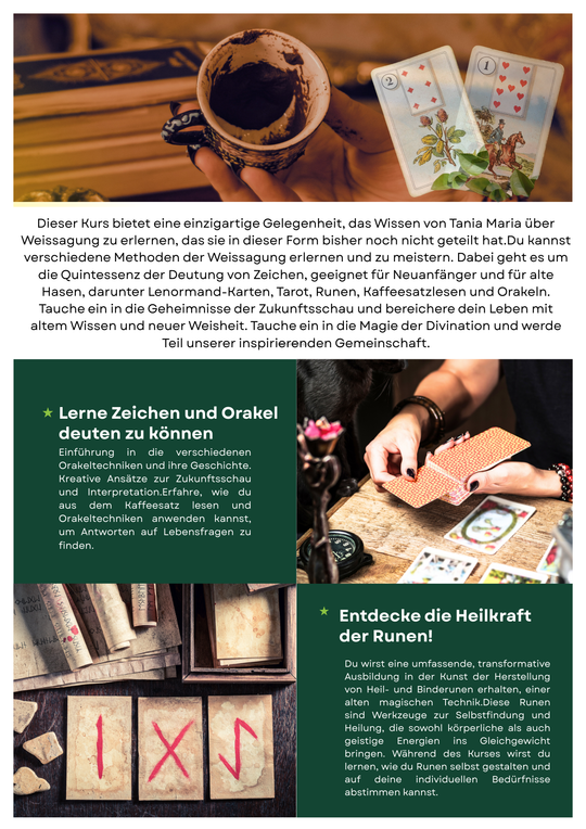 Hexen - Meisterinnen Jahreskurs 2026 * 22 Zoom Live Kurse im Circle*