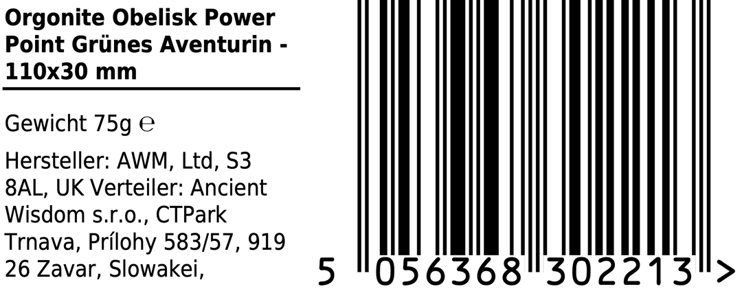 Orgonit Power Pointer konzentriert positive Energie an einem Ort